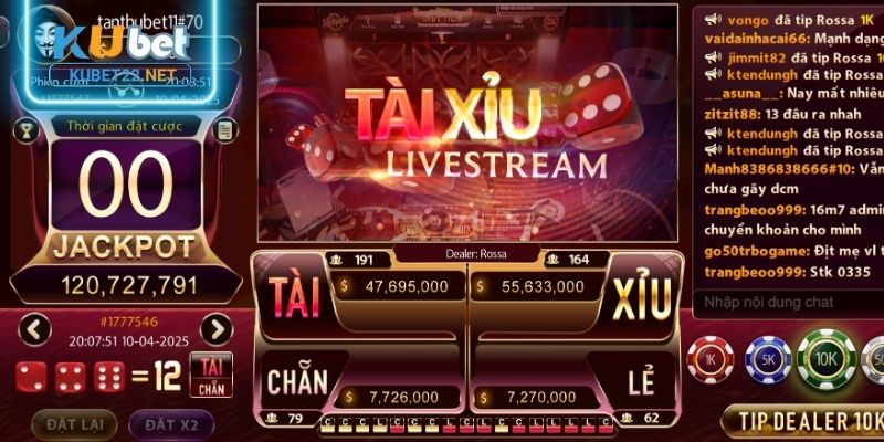 Giới thiệu luật tài xỉu tại KUBET chuẩn xác