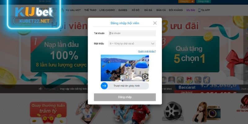 Hướng dẫn đăng nhập tài khoản