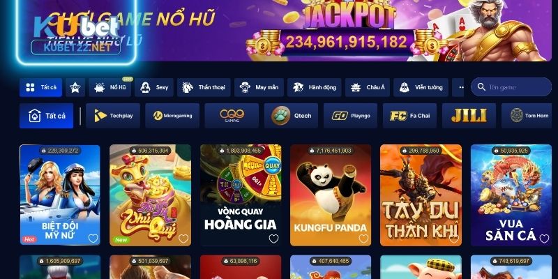 Tổng quan sơ lược về sảnh nổ hũ tại KUBET